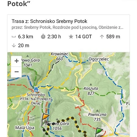 Schronisko Srebrny Potok Lubawka